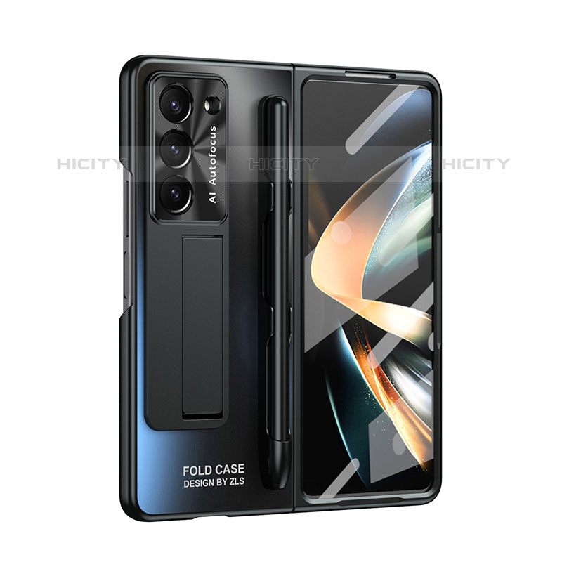 Funda Dura Plastico Rigida Carcasa Mate con Soporte ZL2 para Samsung Galaxy Z Fold5 5G