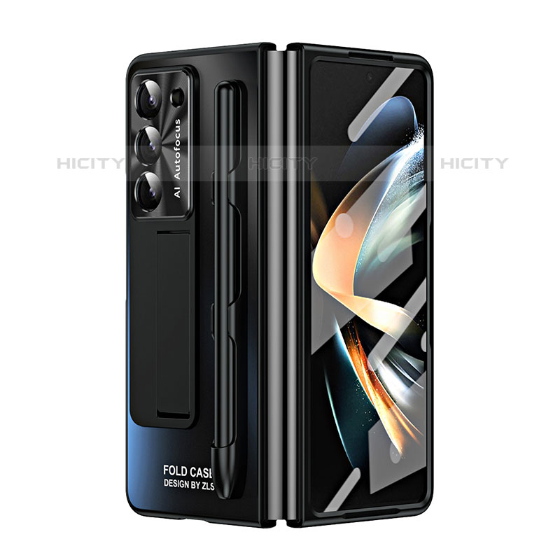 Funda Dura Plastico Rigida Carcasa Mate con Soporte ZL2 para Samsung Galaxy Z Fold5 5G