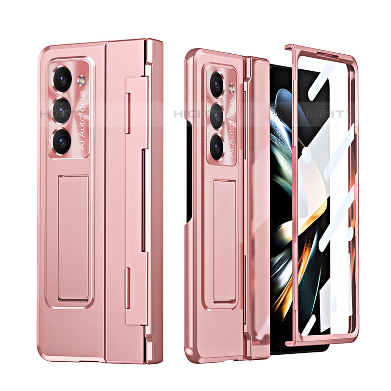 Funda Dura Plastico Rigida Carcasa Mate con Soporte ZL3 para Samsung Galaxy Z Fold5 5G