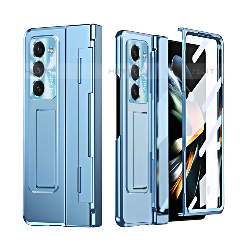 Funda Dura Plastico Rigida Carcasa Mate con Soporte ZL3 para Samsung Galaxy Z Fold5 5G