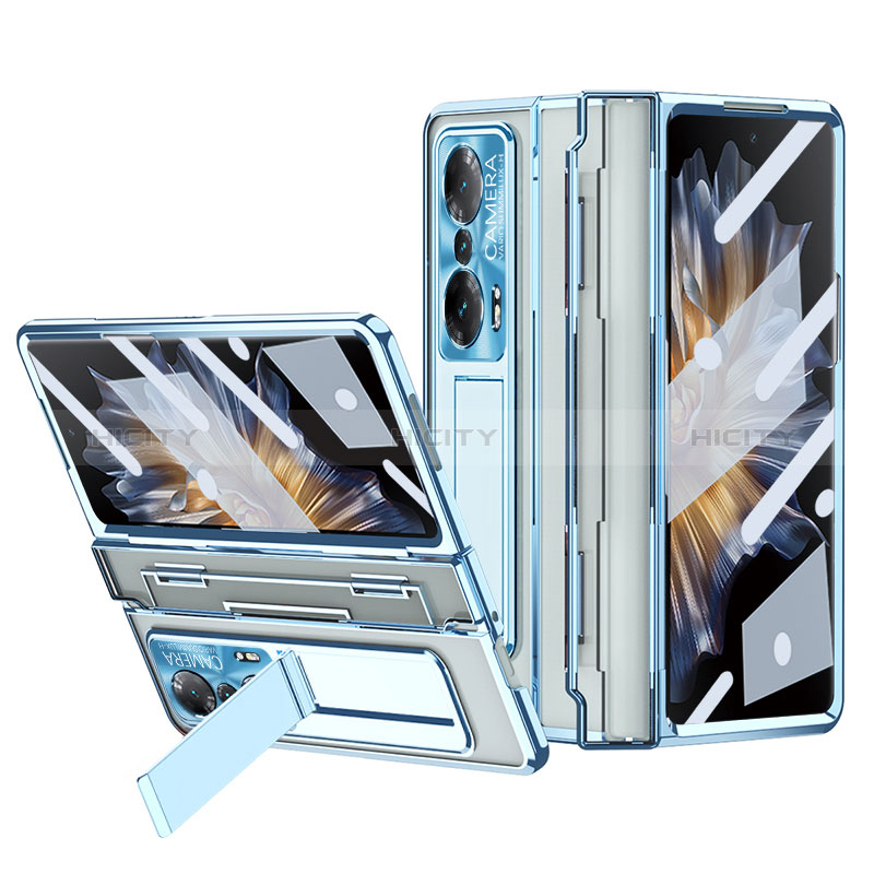 Funda Dura Plastico Rigida Carcasa Mate con Soporte ZL4 para Huawei Honor Magic Vs 5G Azul