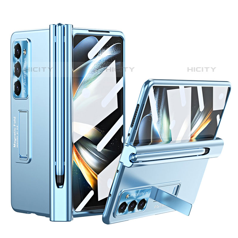 Funda Dura Plastico Rigida Carcasa Mate con Soporte ZL5 para Samsung Galaxy Z Fold5 5G