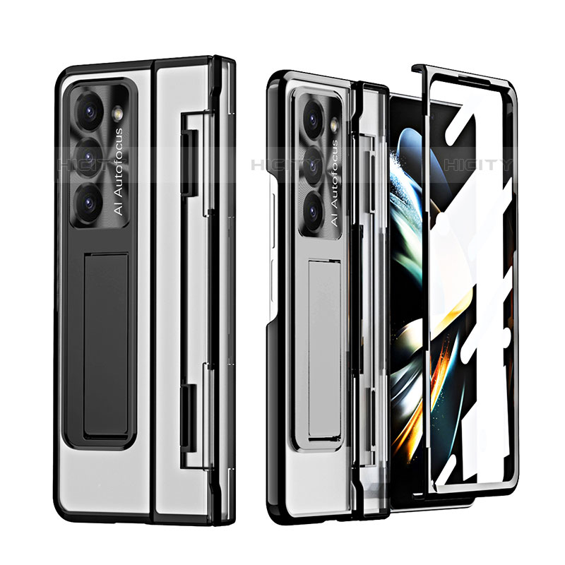 Funda Dura Plastico Rigida Carcasa Mate con Soporte ZL6 para Samsung Galaxy Z Fold5 5G