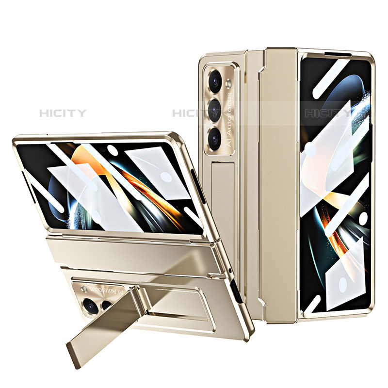 Funda Dura Plastico Rigida Carcasa Mate con Soporte ZL7 para Samsung Galaxy Z Fold5 5G