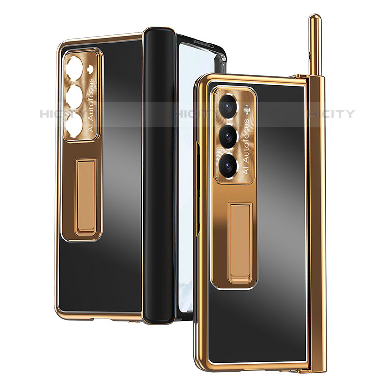 Funda Dura Plastico Rigida Carcasa Mate con Soporte ZL9 para Samsung Galaxy Z Fold5 5G