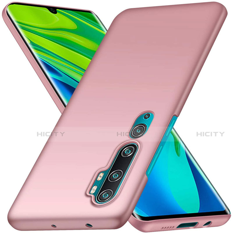 Funda Dura Plastico Rigida Carcasa Mate D01 para Xiaomi Mi Note 10 Pro Oro Rosa