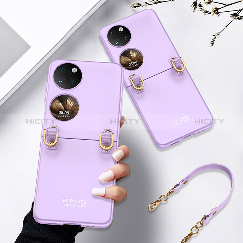 Funda Dura Plastico Rigida Carcasa Mate Frontal y Trasera 360 Grados AC1 para Huawei Pocket S