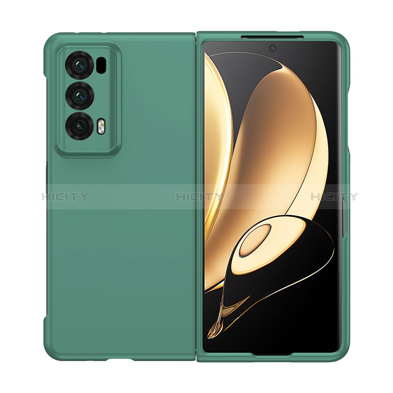 Funda Dura Plastico Rigida Carcasa Mate Frontal y Trasera 360 Grados BH1 para Huawei Honor Magic V2 5G Verde