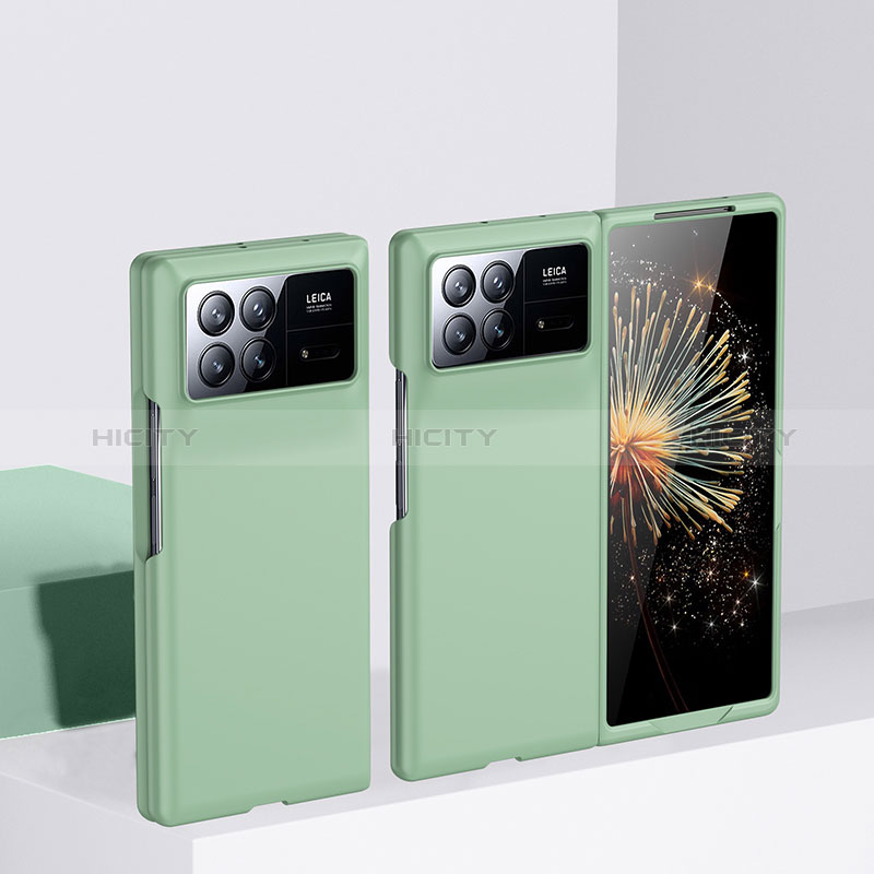 Funda Dura Plastico Rigida Carcasa Mate Frontal y Trasera 360 Grados BH1 para Xiaomi Mix Fold 3 5G Menta Verde