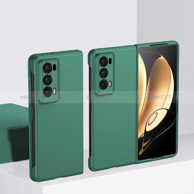 Funda Dura Plastico Rigida Carcasa Mate Frontal y Trasera 360 Grados BH2 para Huawei Honor Magic V2 Ultimate 5G Verde