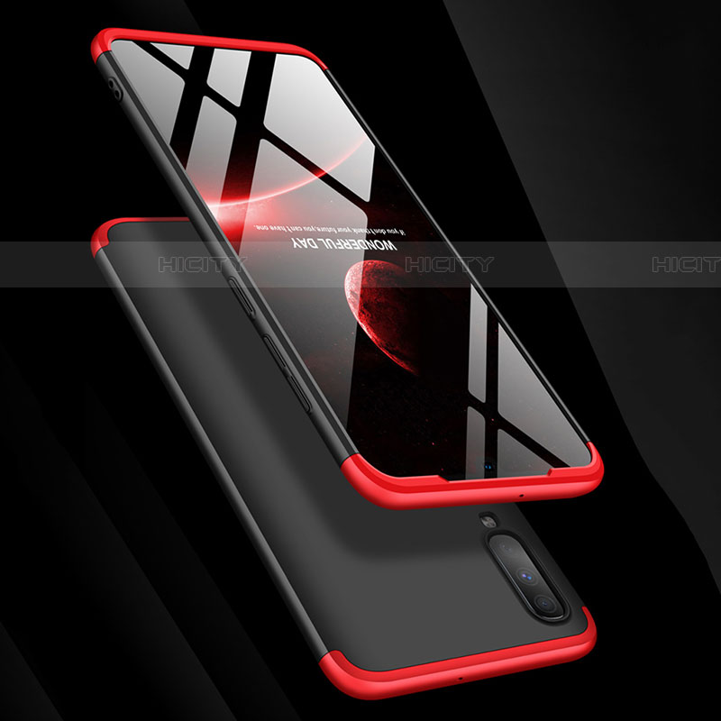 Funda Dura Plastico Rigida Carcasa Mate Frontal y Trasera 360 Grados con Anillo de dedo Soporte para Samsung Galaxy A70
