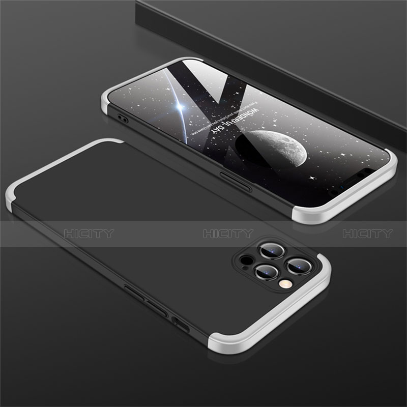 Funda Dura Plastico Rigida Carcasa Mate Frontal y Trasera 360 Grados M01 para Apple iPhone 12 Pro