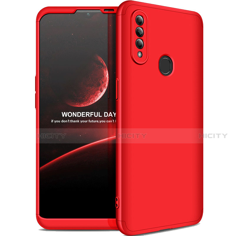 Funda Dura Plastico Rigida Carcasa Mate Frontal y Trasera 360 Grados M01 para Oppo A31 Rojo