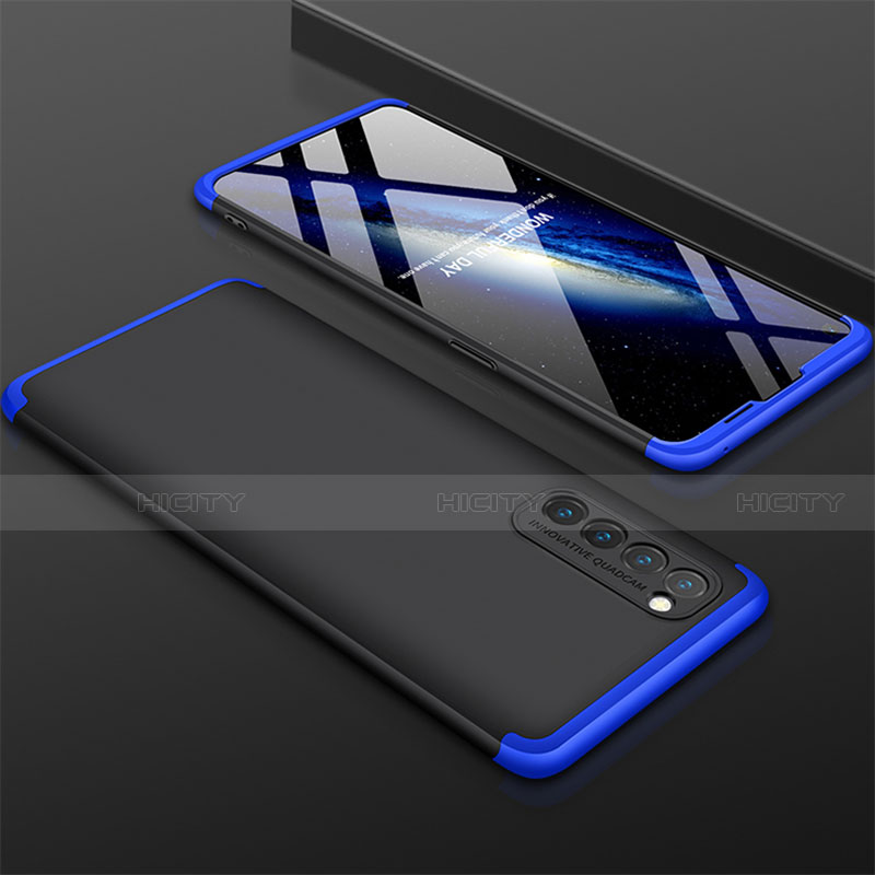 Funda Dura Plastico Rigida Carcasa Mate Frontal y Trasera 360 Grados M01 para Oppo Reno4 Pro 4G