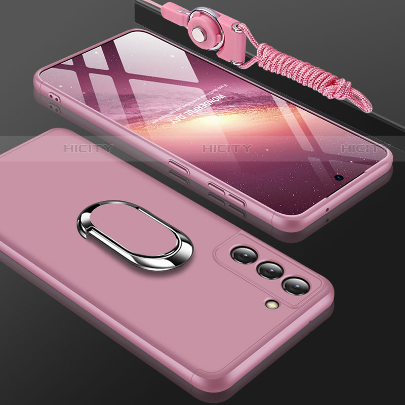 Funda Dura Plastico Rigida Carcasa Mate Frontal y Trasera 360 Grados M01 para Samsung Galaxy S21 FE 5G