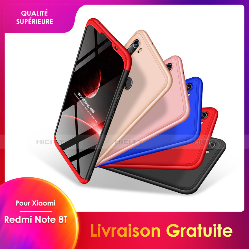 Funda Dura Plastico Rigida Carcasa Mate Frontal y Trasera 360 Grados M01 para Xiaomi Redmi Note 8T