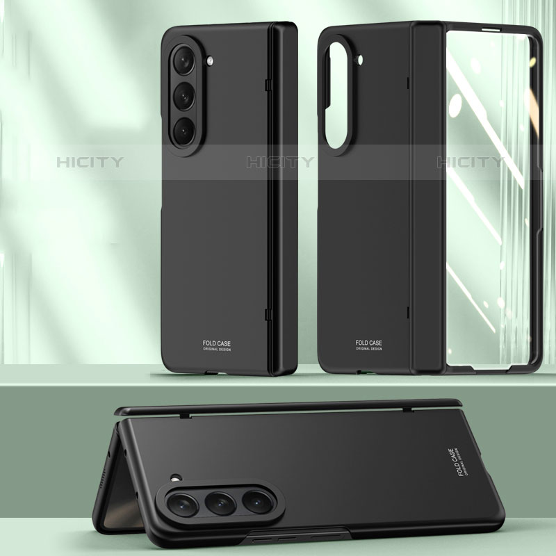 Funda Dura Plastico Rigida Carcasa Mate Frontal y Trasera 360 Grados MK2 para Samsung Galaxy Z Fold5 5G