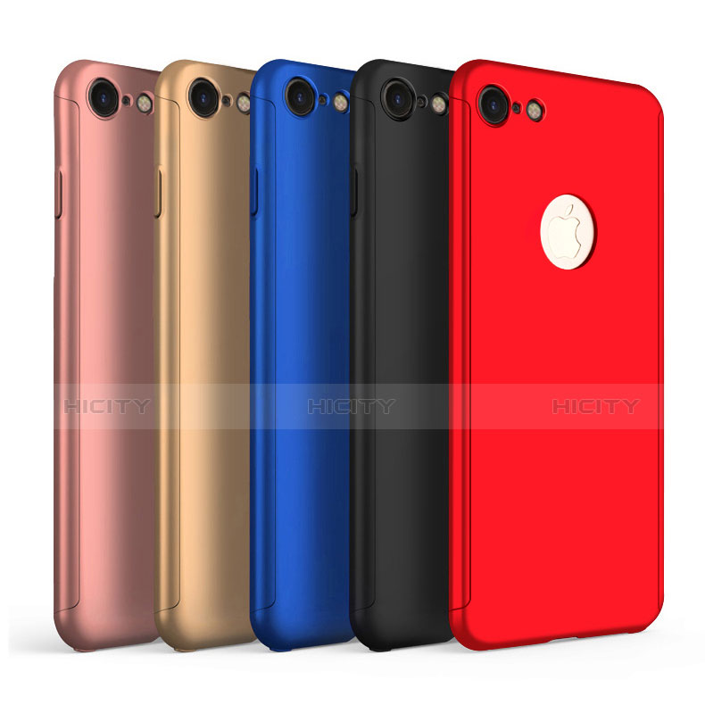 Funda Dura Plastico Rigida Carcasa Mate Frontal y Trasera 360 Grados P01 para Apple iPhone 8