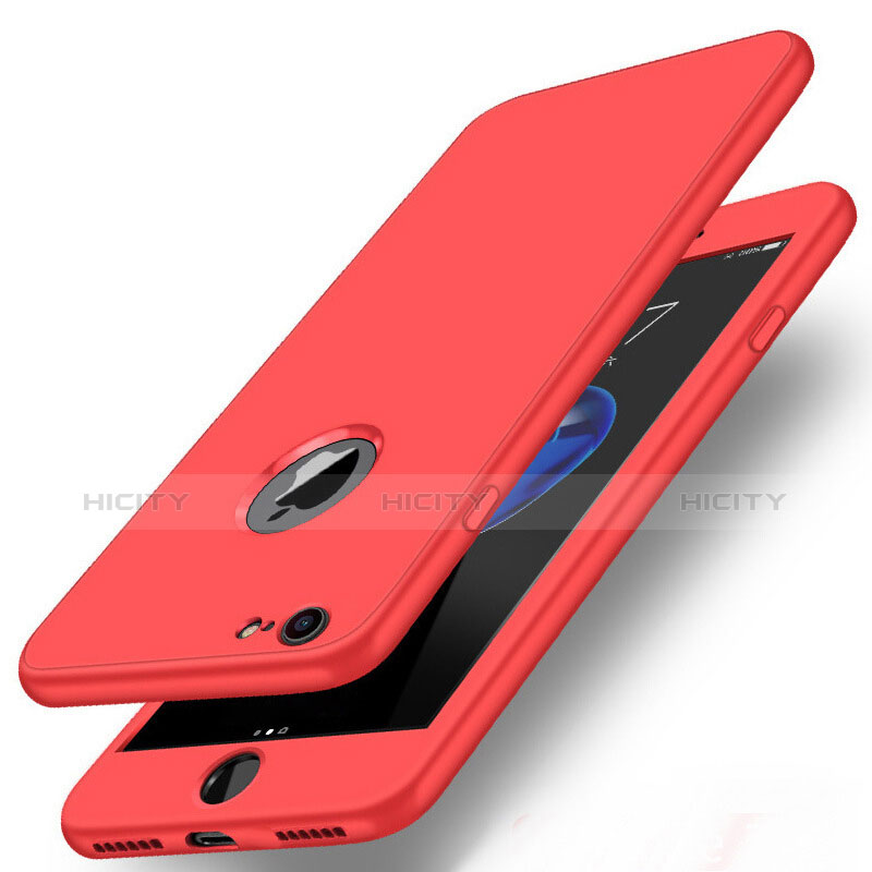 Funda Dura Plastico Rigida Carcasa Mate Frontal y Trasera 360 Grados P01 para Apple iPhone 8