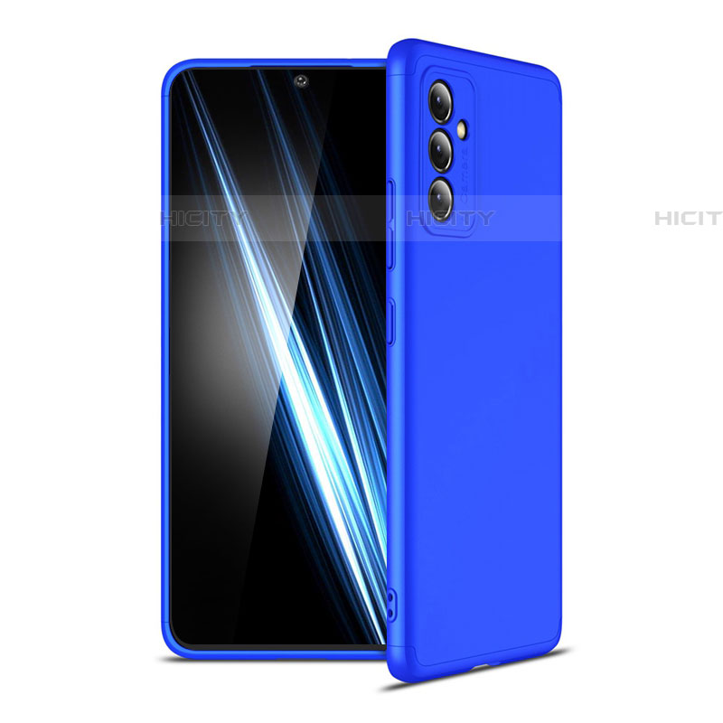 Funda Dura Plastico Rigida Carcasa Mate Frontal y Trasera 360 Grados P01 para Samsung Galaxy A24 4G Azul