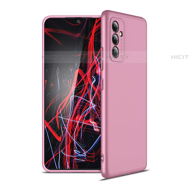 Funda Dura Plastico Rigida Carcasa Mate Frontal y Trasera 360 Grados P01 para Samsung Galaxy A24 4G Oro Rosa