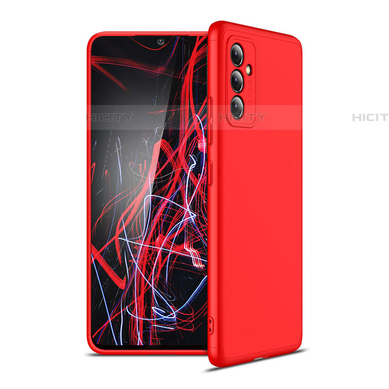 Funda Dura Plastico Rigida Carcasa Mate Frontal y Trasera 360 Grados P01 para Samsung Galaxy A24 4G Rojo