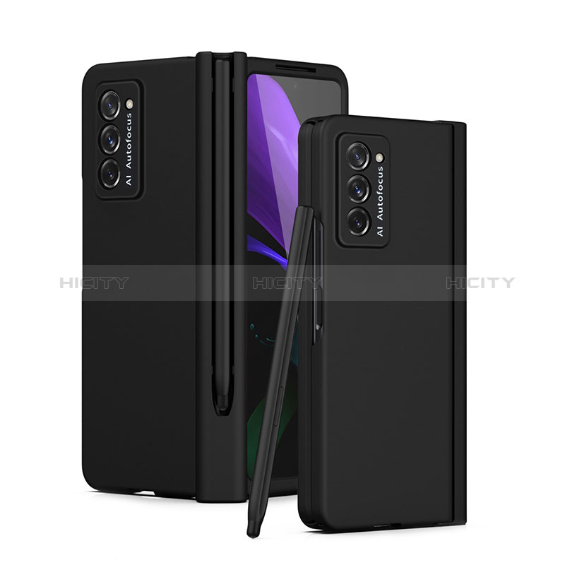 Funda Dura Plastico Rigida Carcasa Mate Frontal y Trasera 360 Grados P02 para Samsung Galaxy Z Fold2 5G