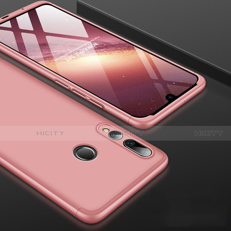 Funda Dura Plastico Rigida Carcasa Mate Frontal y Trasera 360 Grados para Huawei Honor 20i Oro Rosa