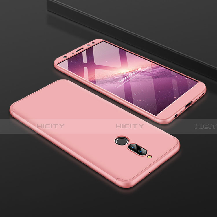 Funda Dura Plastico Rigida Carcasa Mate Frontal y Trasera 360 Grados para Huawei Nova 2i Oro Rosa