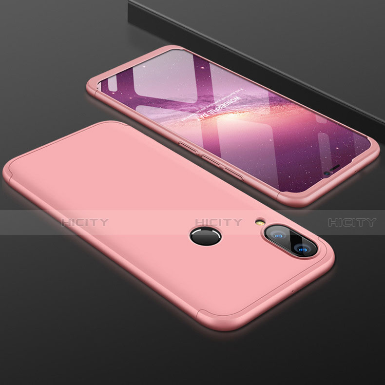 Funda Dura Plastico Rigida Carcasa Mate Frontal y Trasera 360 Grados para Huawei Nova 3i Oro Rosa