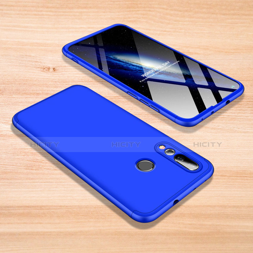 Funda Dura Plastico Rigida Carcasa Mate Frontal y Trasera 360 Grados para Huawei Nova 4 Azul