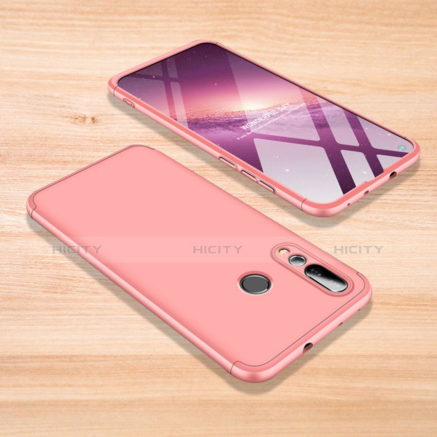 Funda Dura Plastico Rigida Carcasa Mate Frontal y Trasera 360 Grados para Huawei Nova 4 Oro Rosa