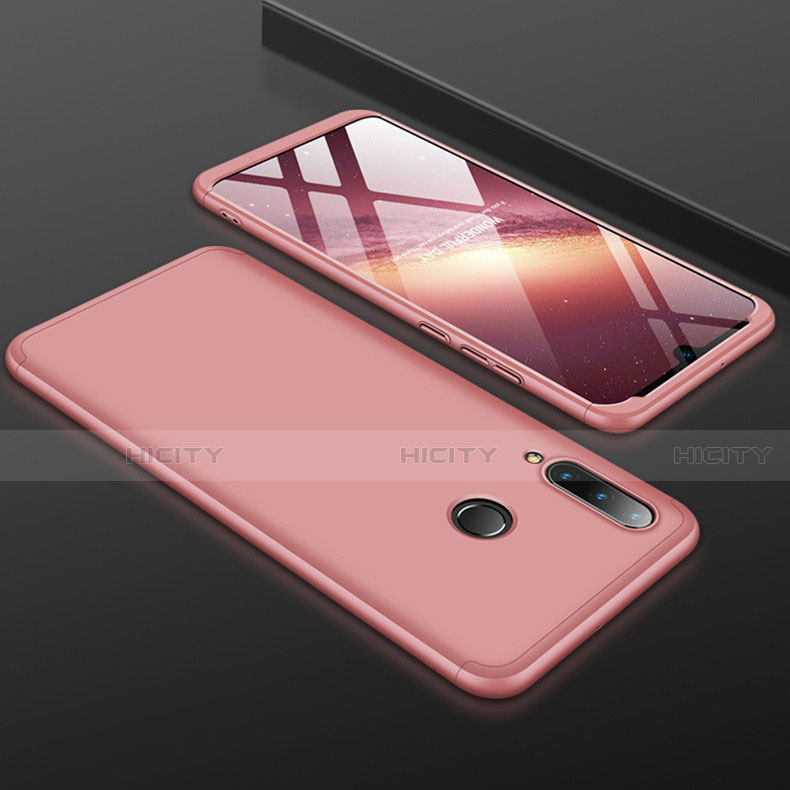 Funda Dura Plastico Rigida Carcasa Mate Frontal y Trasera 360 Grados para Huawei Nova 4e Oro Rosa