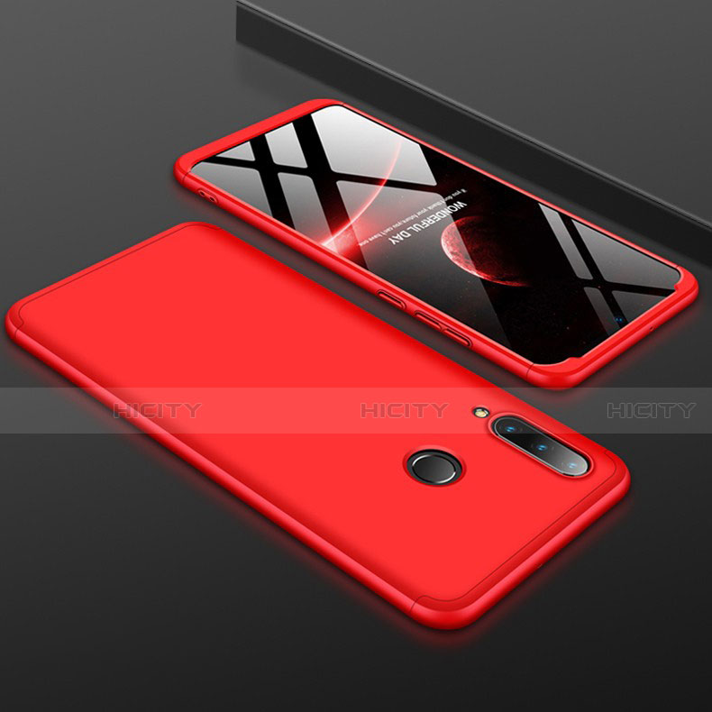 Funda Dura Plastico Rigida Carcasa Mate Frontal y Trasera 360 Grados para Huawei Nova 4e Rojo