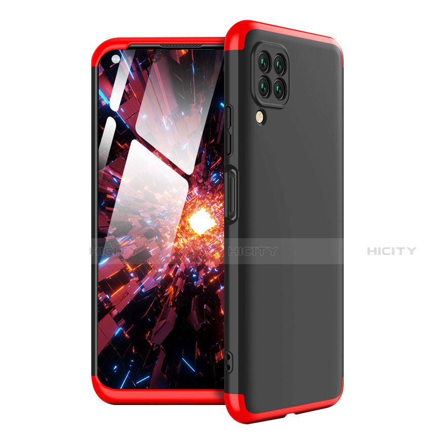 Funda Dura Plastico Rigida Carcasa Mate Frontal y Trasera 360 Grados para Huawei Nova 6 SE Rojo y Negro