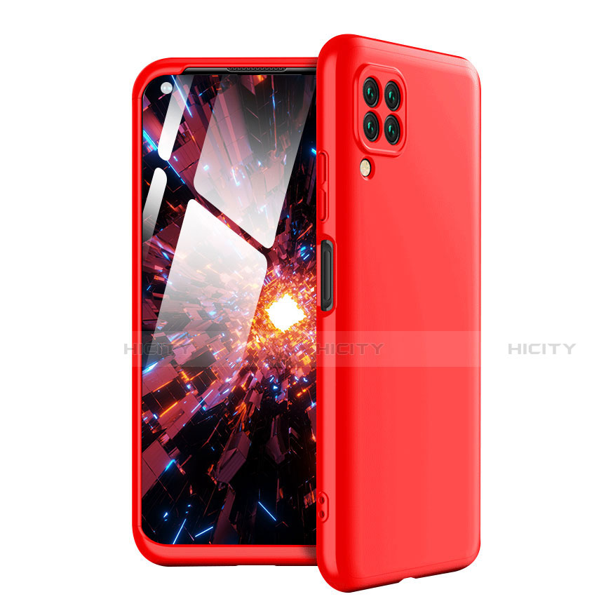 Funda Dura Plastico Rigida Carcasa Mate Frontal y Trasera 360 Grados para Huawei Nova 7i Rojo