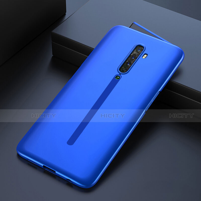 Funda Dura Plastico Rigida Carcasa Mate Frontal y Trasera 360 Grados para Oppo Reno2 Azul