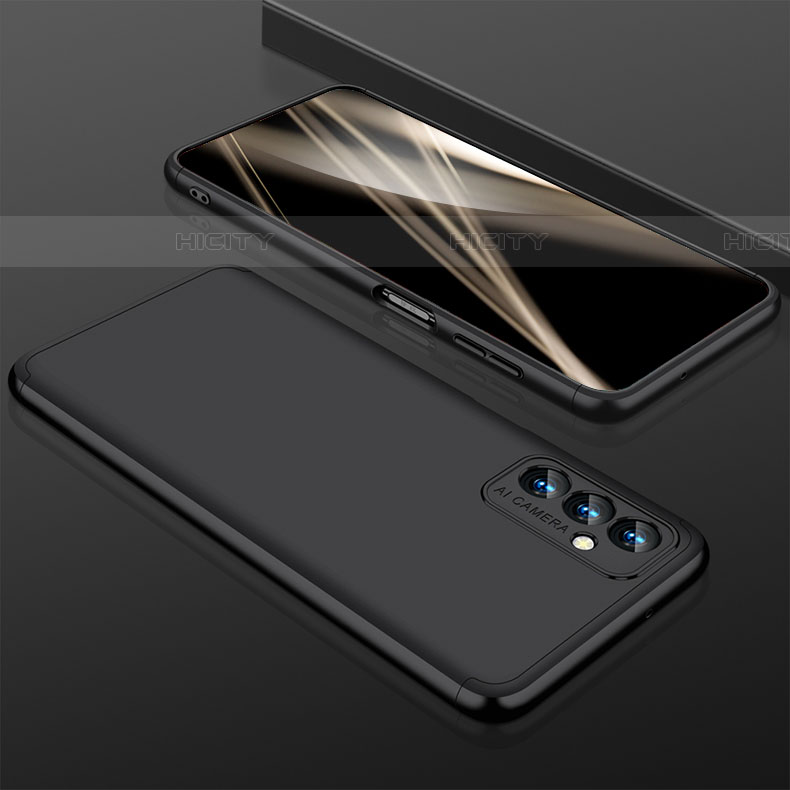 Funda Dura Plastico Rigida Carcasa Mate Frontal y Trasera 360 Grados para Samsung Galaxy A54 5G Negro