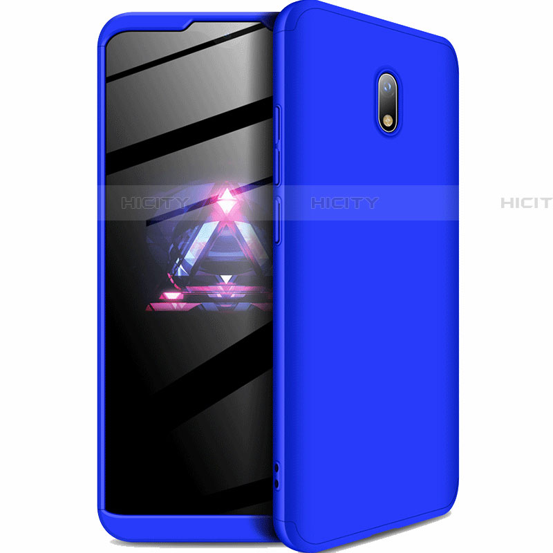 Funda Dura Plastico Rigida Carcasa Mate Frontal y Trasera 360 Grados para Xiaomi Redmi 8A Azul