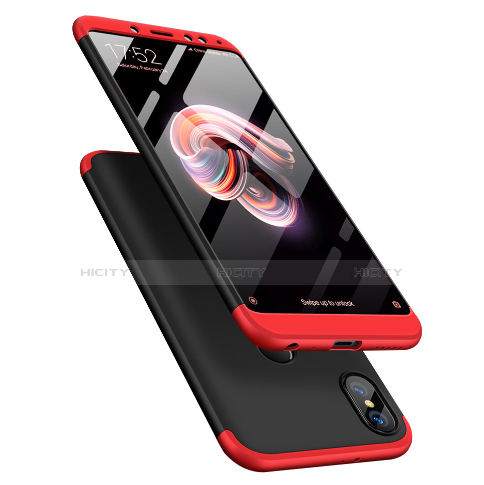 Funda Dura Plastico Rigida Carcasa Mate Frontal y Trasera 360 Grados para Xiaomi Redmi Note 5 AI Dual Camera