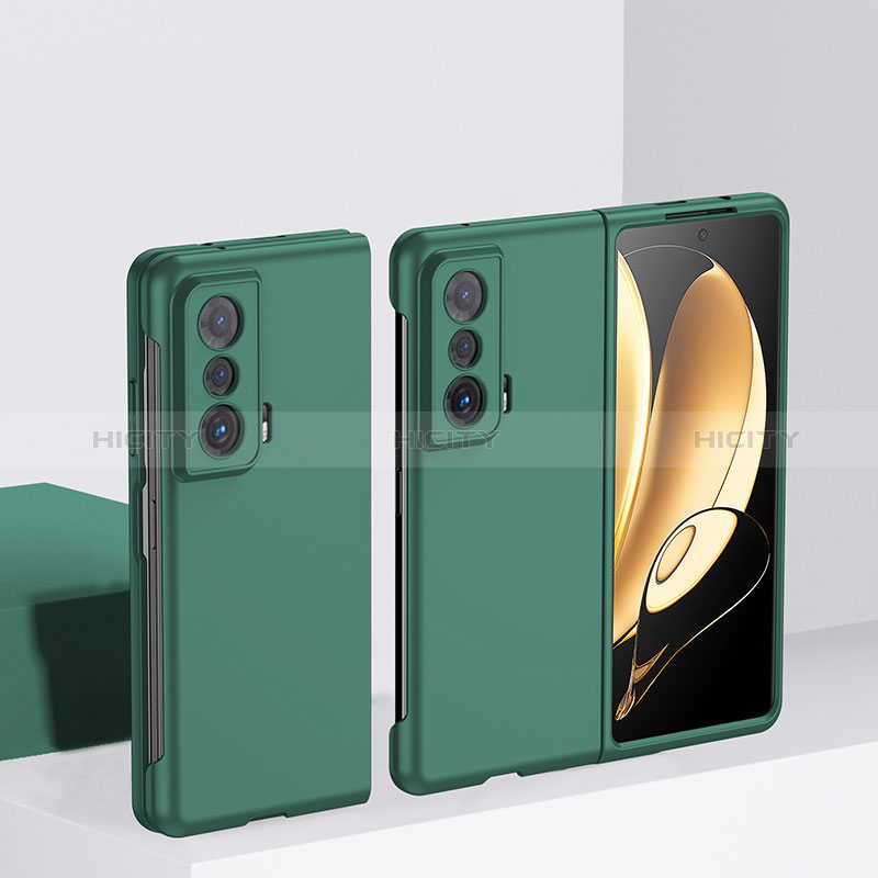 Funda Dura Plastico Rigida Carcasa Mate Frontal y Trasera 360 Grados QH1 para Huawei Honor Magic Vs Ultimate 5G Verde