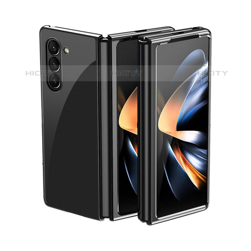 Funda Dura Plastico Rigida Carcasa Mate Frontal y Trasera 360 Grados QH2 para Samsung Galaxy Z Fold5 5G