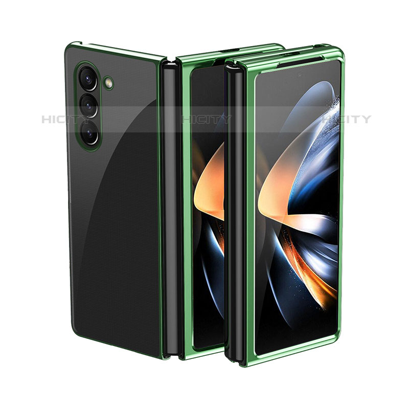 Funda Dura Plastico Rigida Carcasa Mate Frontal y Trasera 360 Grados QH2 para Samsung Galaxy Z Fold5 5G