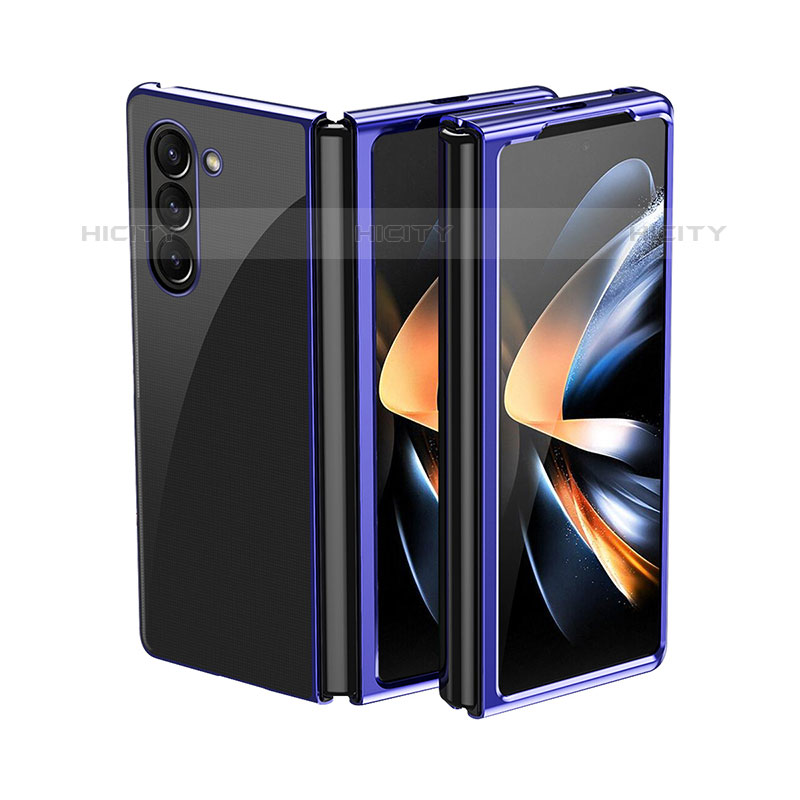 Funda Dura Plastico Rigida Carcasa Mate Frontal y Trasera 360 Grados QH2 para Samsung Galaxy Z Fold5 5G