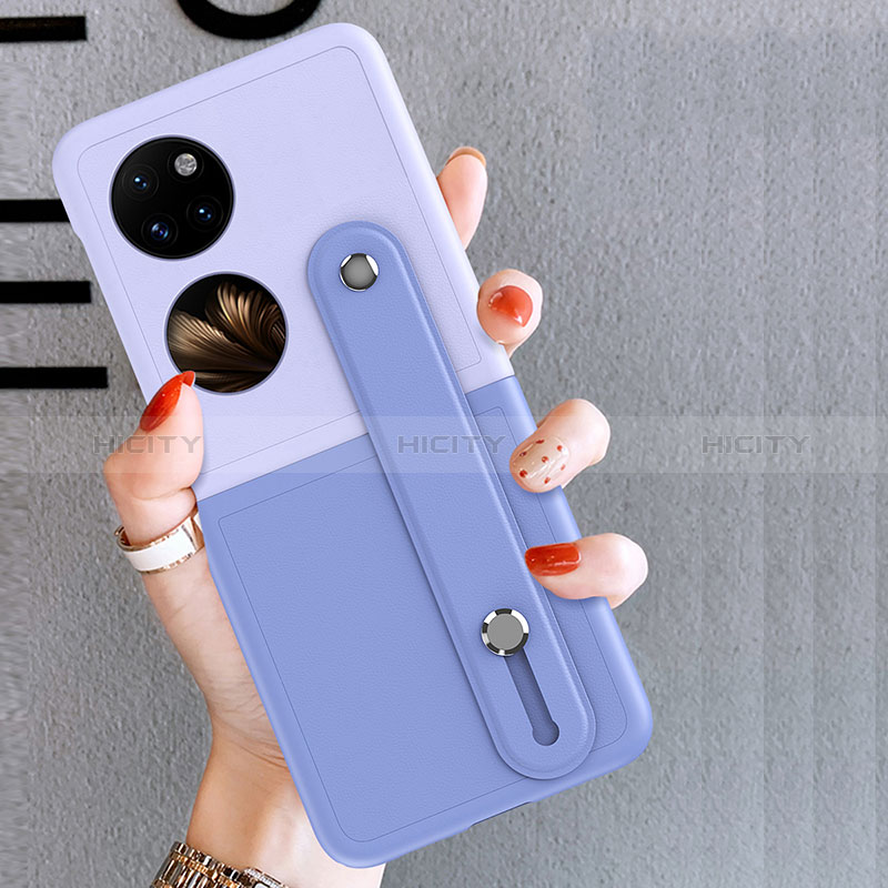 Funda Dura Plastico Rigida Carcasa Mate Frontal y Trasera 360 Grados QH4 para Huawei P50 Pocket