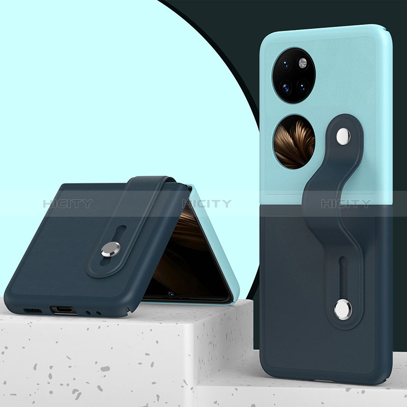 Funda Dura Plastico Rigida Carcasa Mate Frontal y Trasera 360 Grados QH4 para Huawei P60 Pocket
