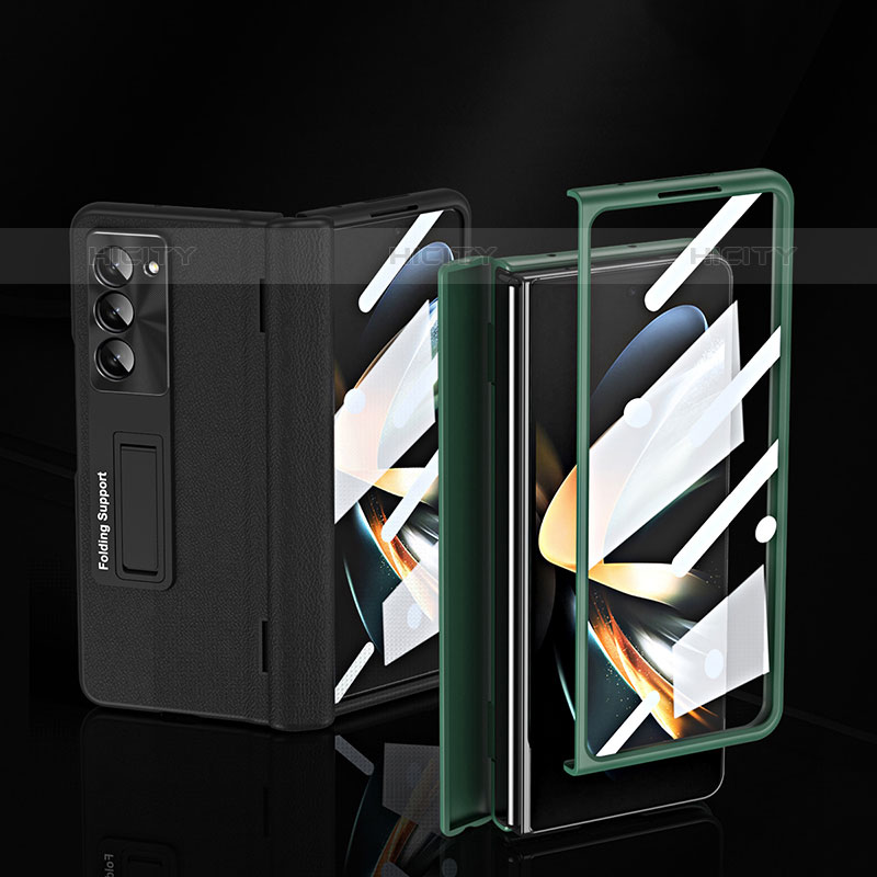 Funda Dura Plastico Rigida Carcasa Mate Frontal y Trasera 360 Grados QH5 para Samsung Galaxy Z Fold5 5G