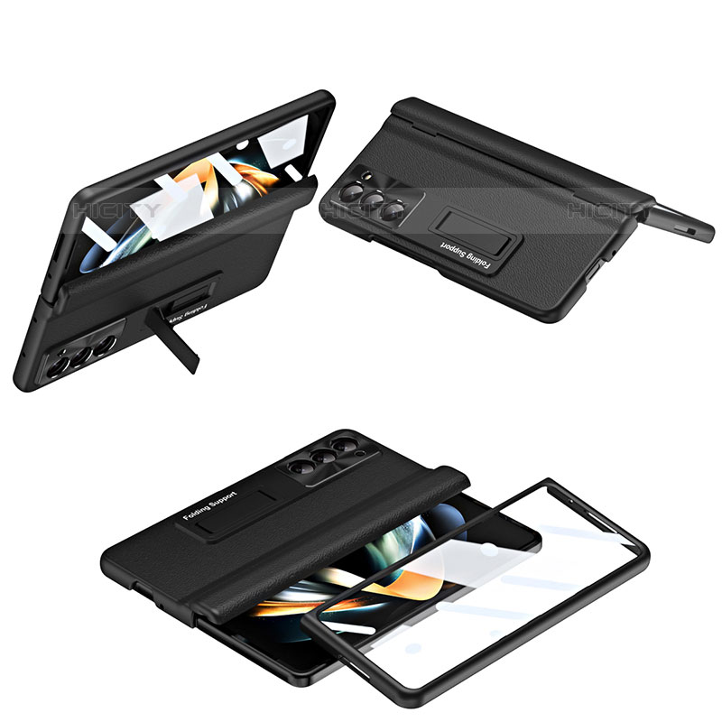 Funda Dura Plastico Rigida Carcasa Mate Frontal y Trasera 360 Grados QH5 para Samsung Galaxy Z Fold5 5G