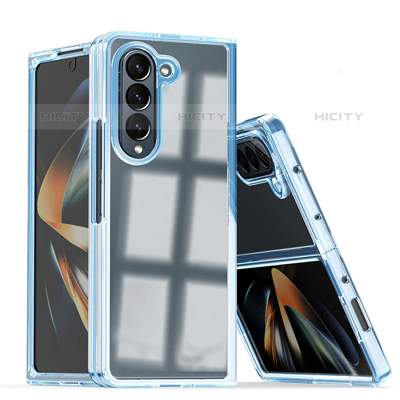 Funda Dura Plastico Rigida Carcasa Mate Frontal y Trasera 360 Grados QW1 para Samsung Galaxy Z Fold5 5G