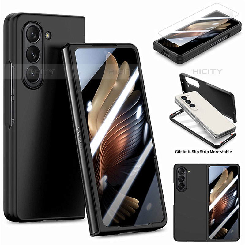 Funda Dura Plastico Rigida Carcasa Mate Frontal y Trasera 360 Grados SD1 para Samsung Galaxy Z Fold5 5G